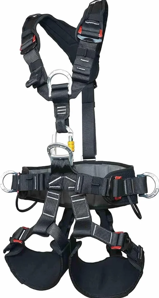 SOB Arnés de Escalada Desmontable, Anticaída y de Seguridad Para Escalada en Roca, Rappel, Montañismo