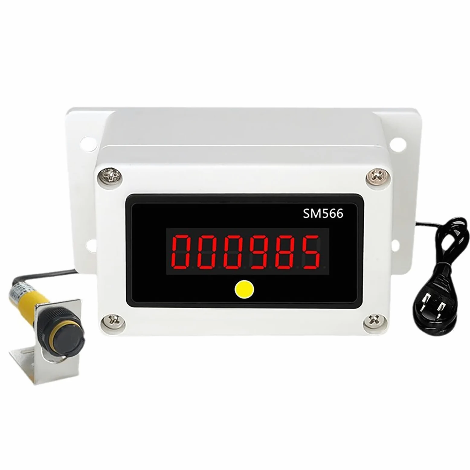 Contador LED Digital, Contador De Inducción Automático con Función De Memoria De Corte De Energía, Rango De Conteo: 0-999999, Distancia De Inducción: 30/70 Cm Opcional