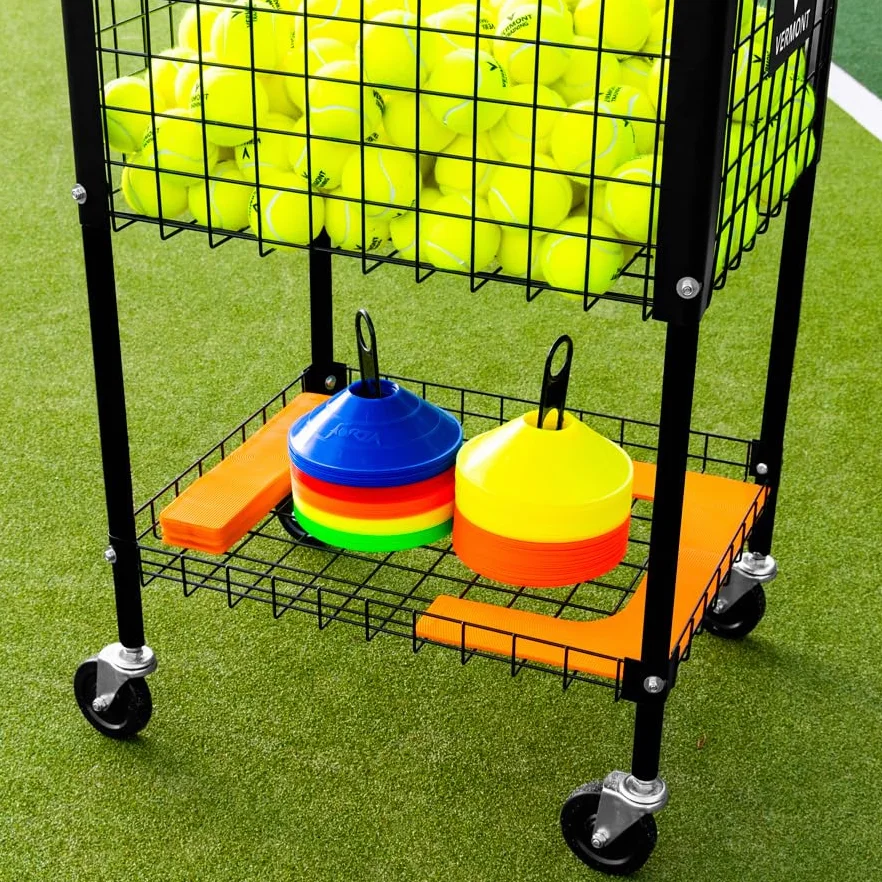 Vermont Carro para Pelotas de Tenis/Pádel – Carrito Recogepelotas con Capacidad de 325