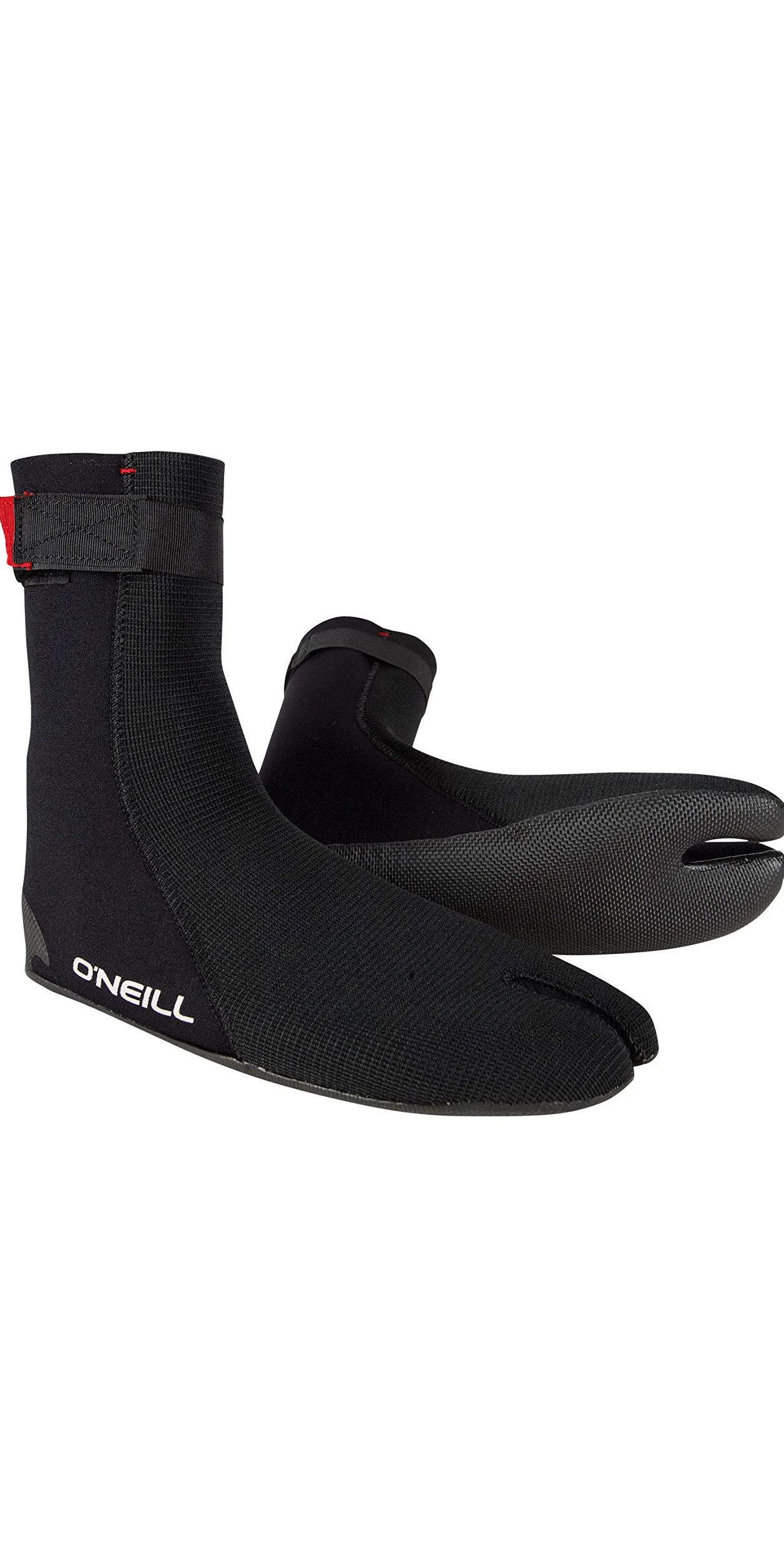 O';Neill Heat Ninja Traje de Neopreno con Punta Dividida de 3 mm Botas Botas Negro - Unisex - Correa de espinilla antirrugas. 3mm