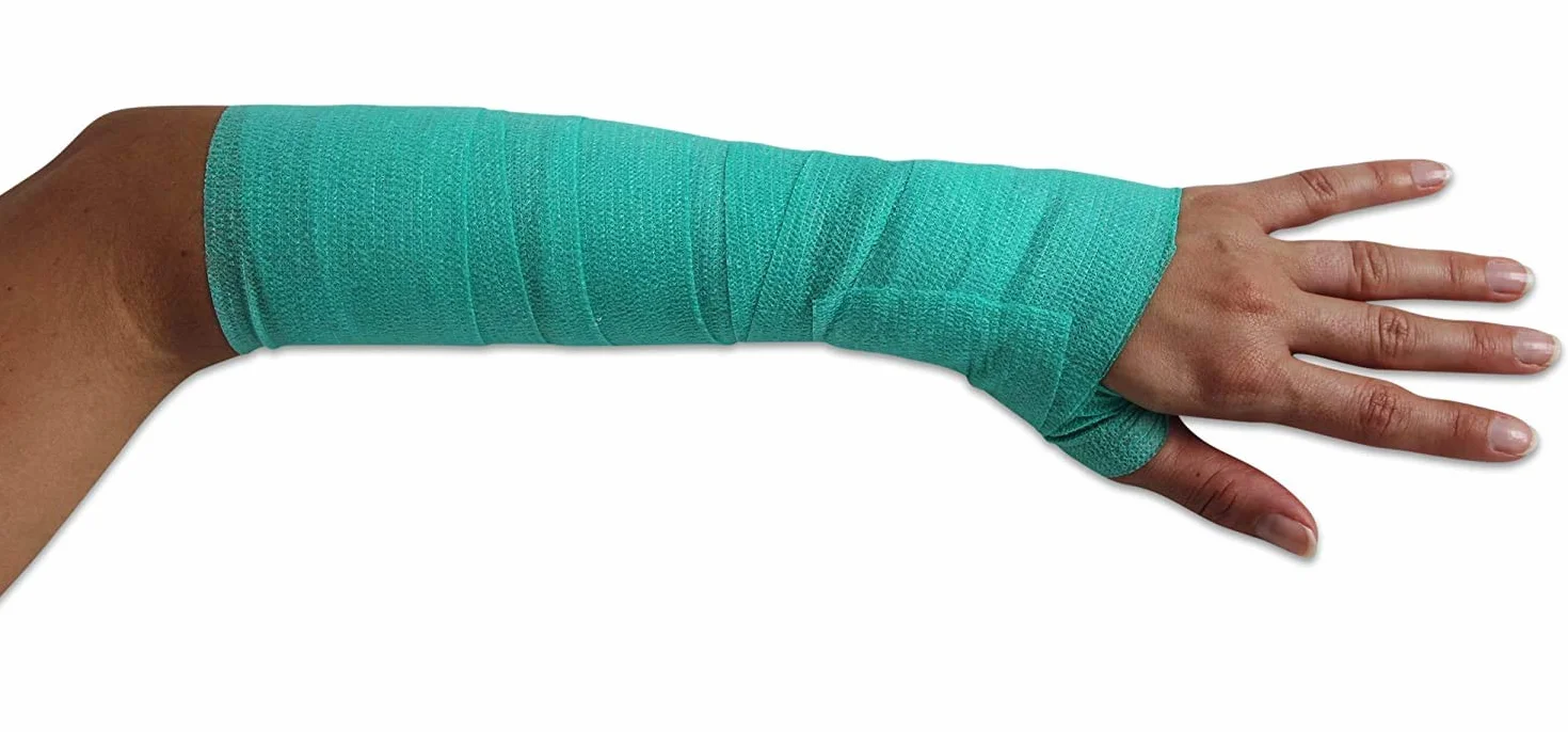 Venda Cohesiva 10 Rollos 5 cm x 4,5 m Autoadhesivo Flexible Vendaje Profesional Primeros Auxilios Deportes