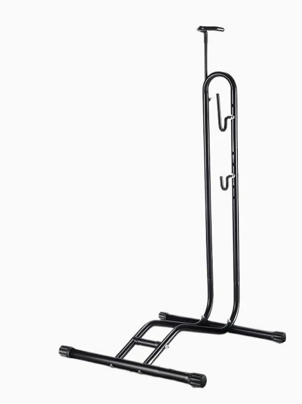 Soporte Bicicleta Estacionamiento portátil for bicicletas, soporte de reparación de bicicletas desmontable, soportes metálicos for almacenamiento de bicicletas Soporte Bicicletas Suelo(3 In 1)