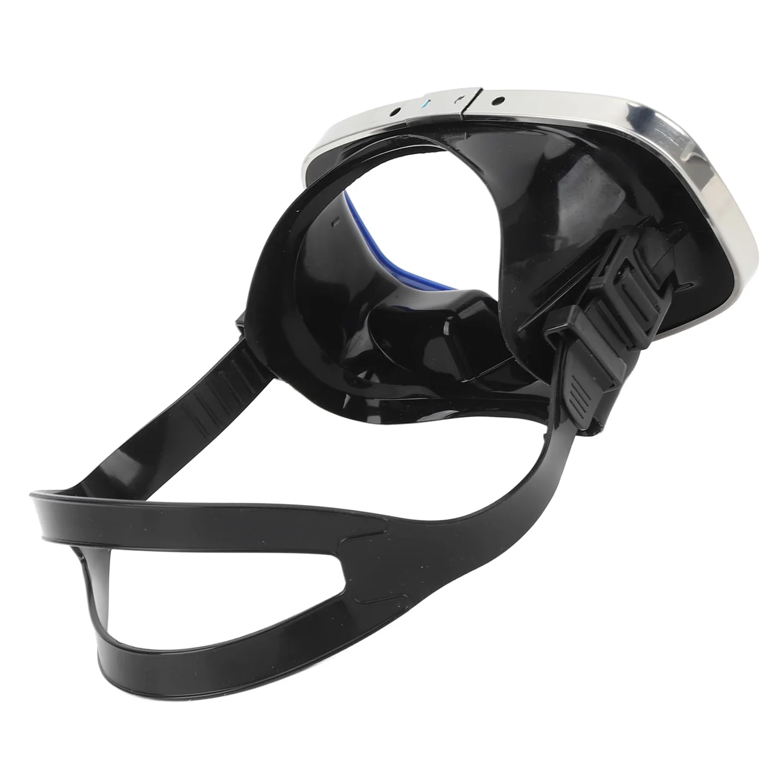 Máscara de Buceo Ovalada, Gafas de Buceo, Visibilidad Clara, Ovaladas, HD, Antivaho, Gafas de Buceo, Diseño de Válvula de Nariz, Vidrio Templado, Lente única, Gafas de Snorkel