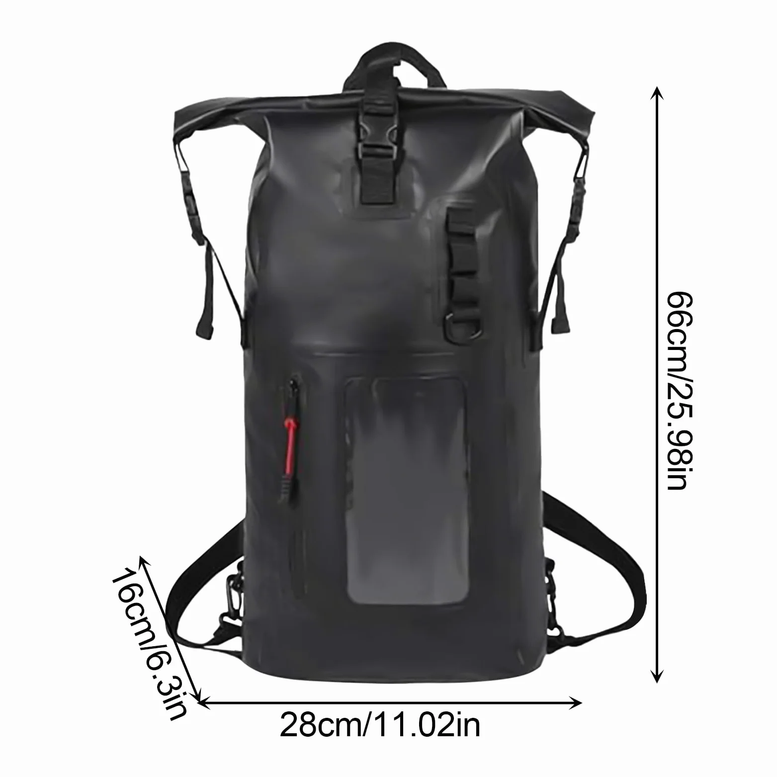 Mochila Seca Pack De Almacenamiento De Gran Capacidad 30 Litros Para Hombre | Bolsa Estanca Impermeable Para Viajes, Natación, Navegación, Kayak, Acampada, Playa