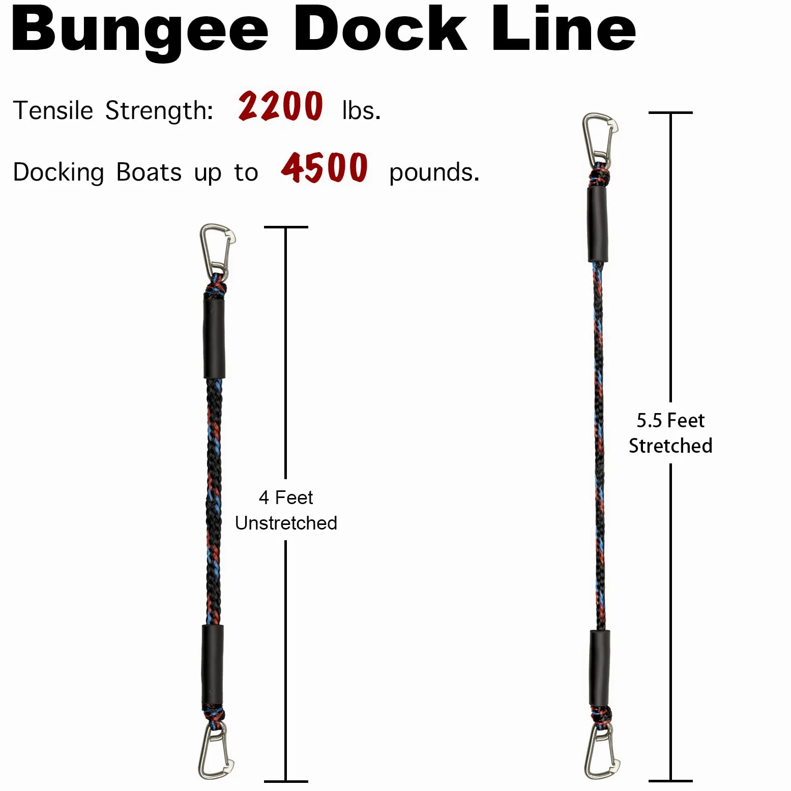 Dock Lines And Rope 4 feet