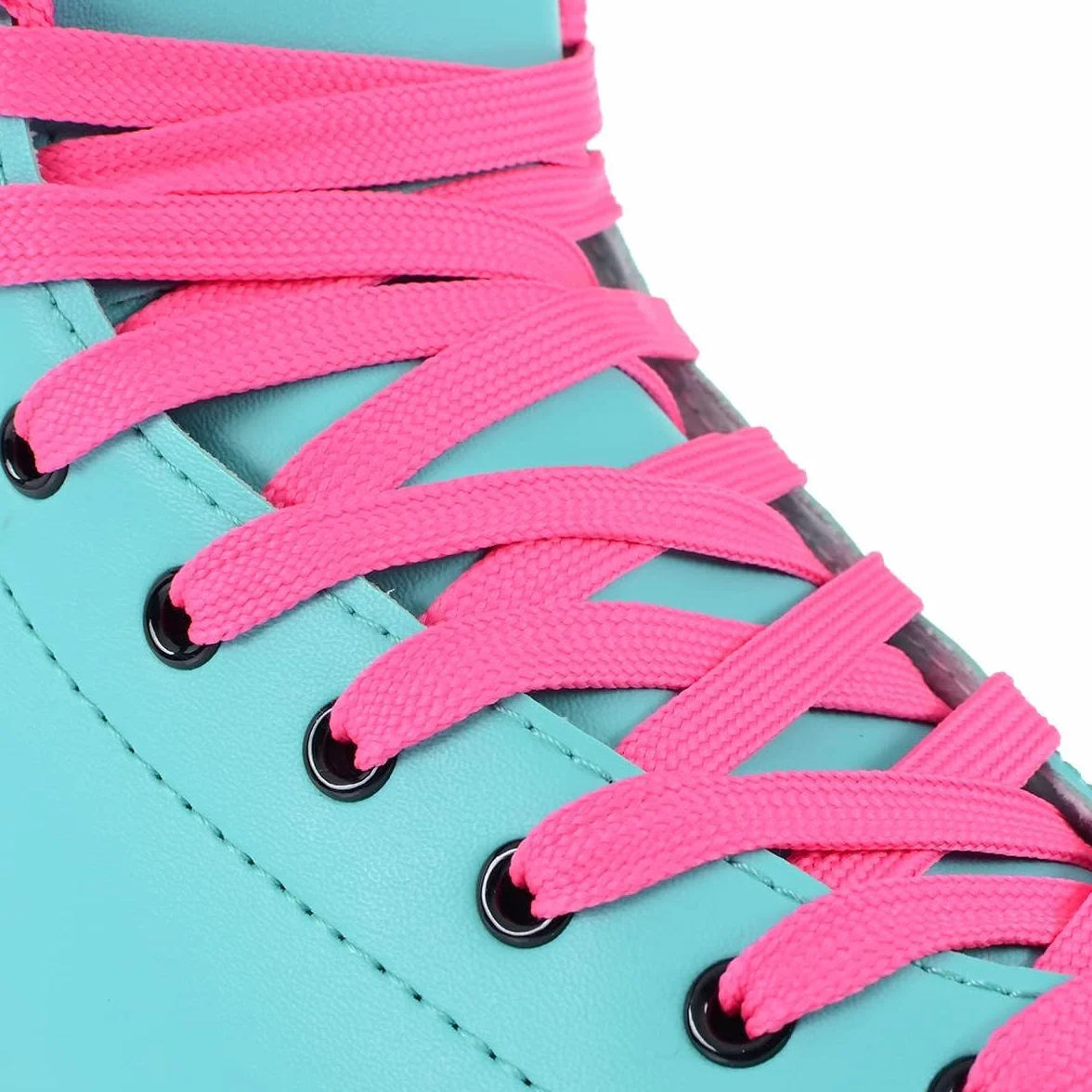 Patines clásicos Retro para Mujer, rodamientos ABEC7, Color Rosa Menta, Patines en línea, Tallas 35, 36, 37, 38, 39, 40, 41