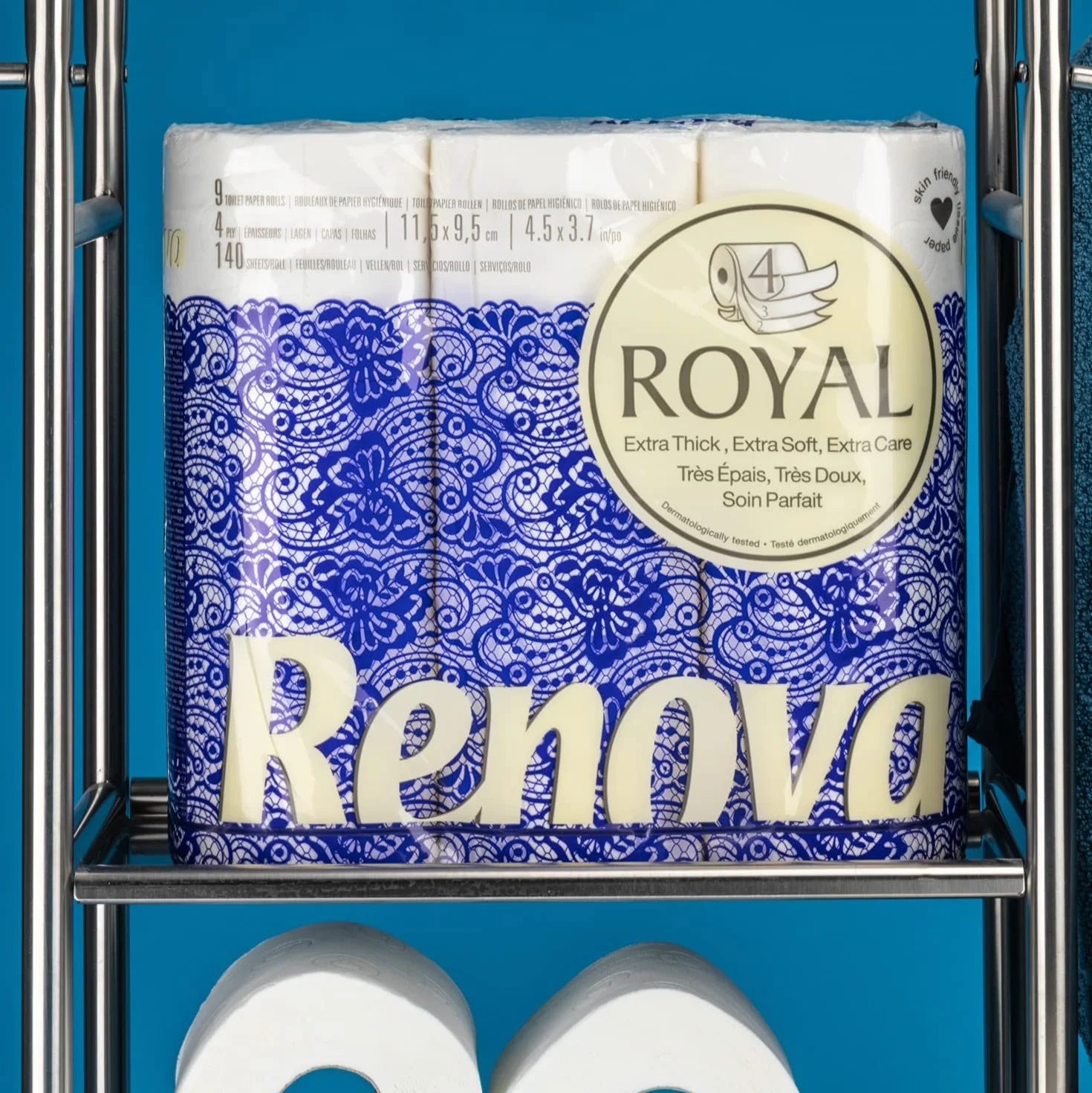 Renova Papel Higiénico 4 Capas Royal Blanco 9 Rollos