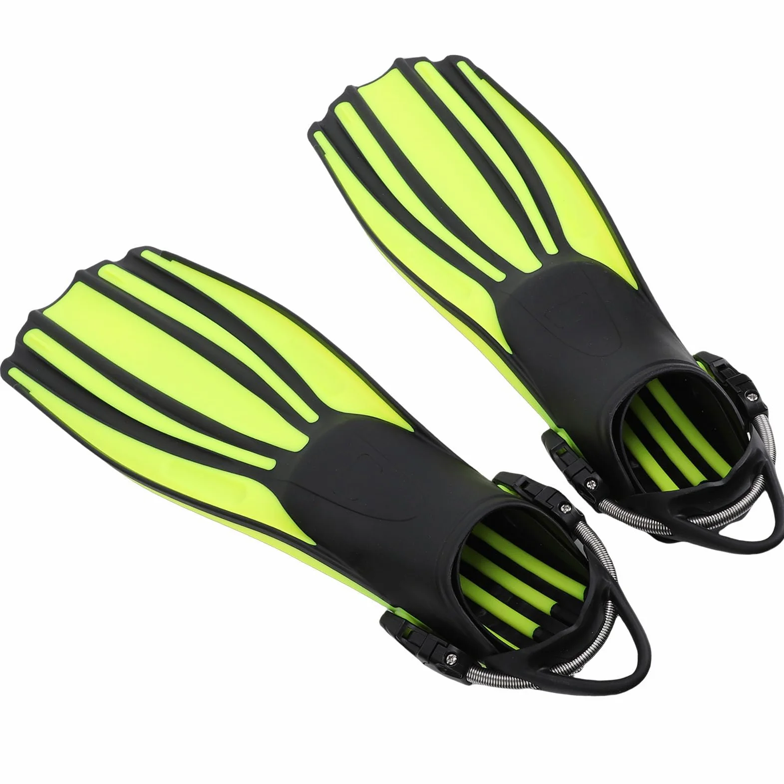 XUMIUZIY Aletas de Buceo Largas Profesionales para un Mejor Rendimiento bajo el Agua, Versátiles para Snorkel y Deportes Acuáticos, 2 Aletas, 2 Correas para , 1 Bolsa de Almacenamiento