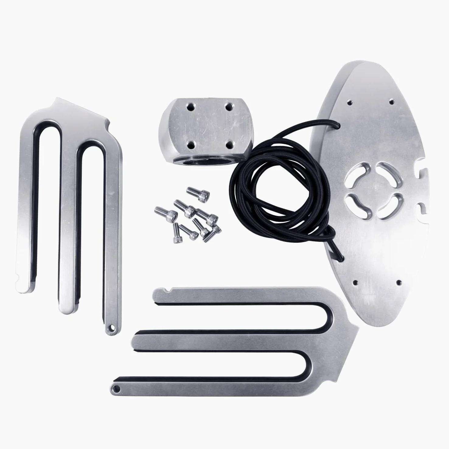 Soporte para Tablas de Wakeboard, Estante de Wakeboard de Aluminio Pulido para Barco de Torre, Soporte de Estante de Torre de Wakeboard