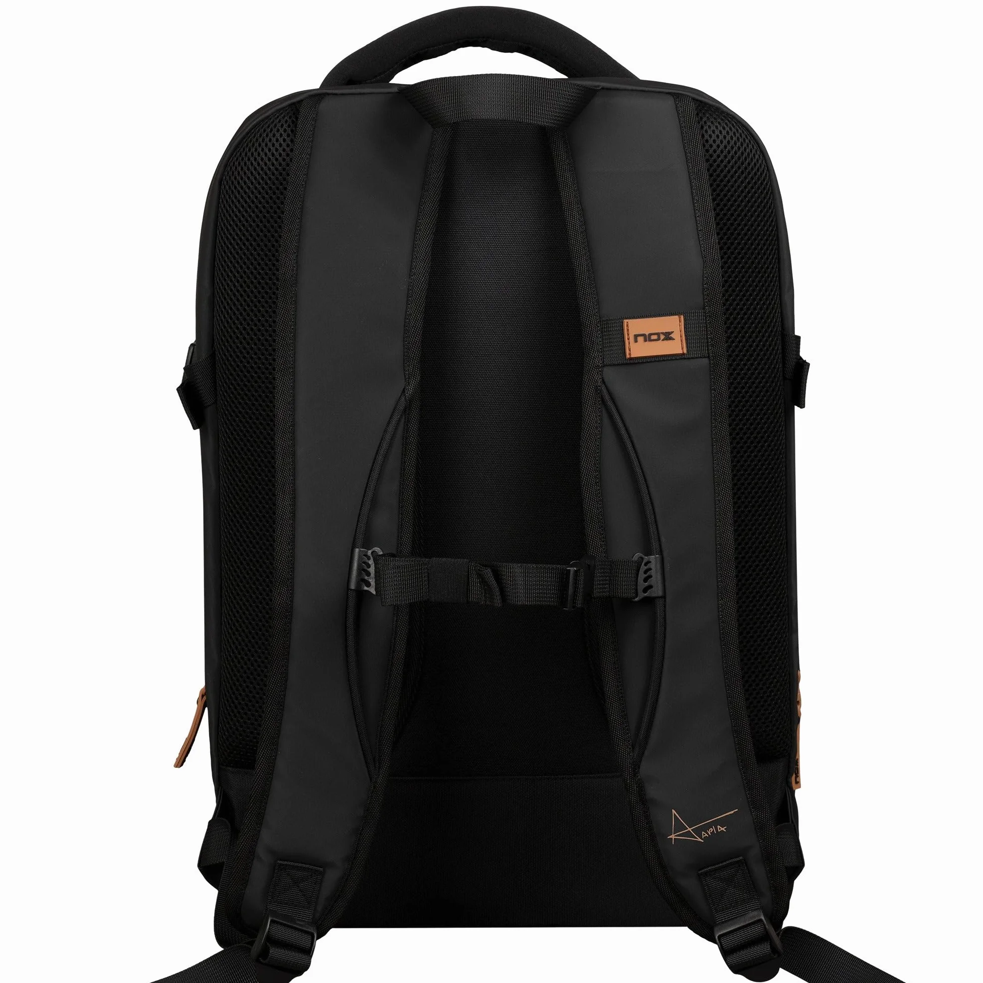 NOX Mochila LUXURY OPEN SERIES negro/marrón