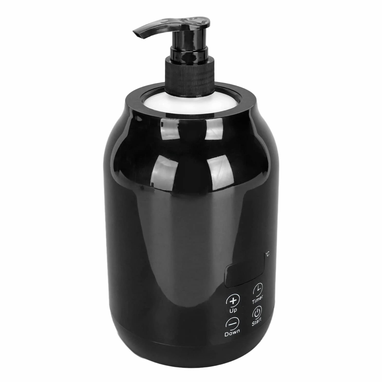Calentador de Loción con Pantalla LED y Temperatura Ajustable, 2 Botellas de Aceite de Masaje
