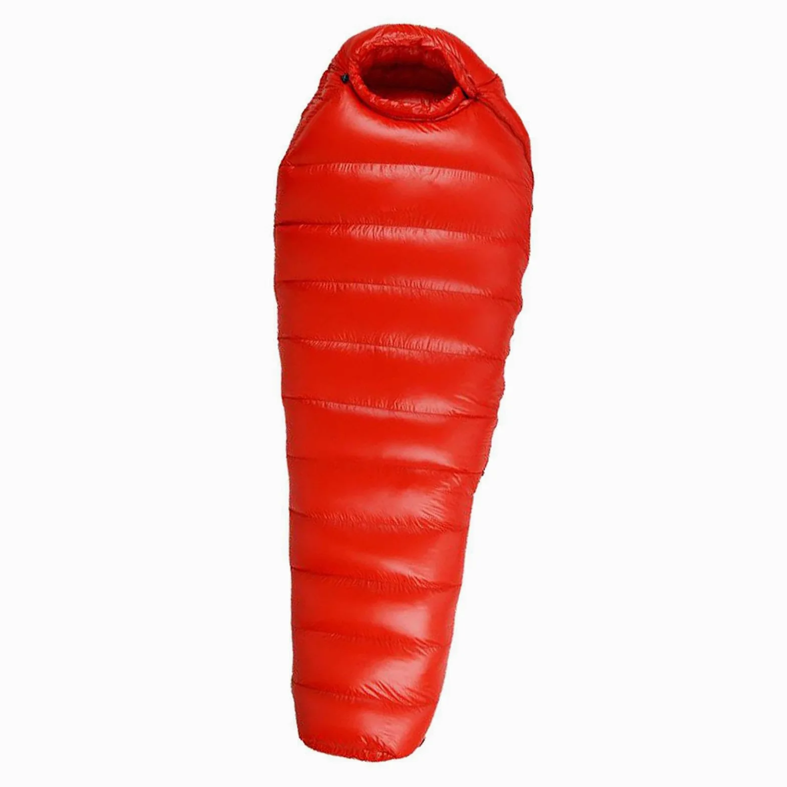 Saco de Dormir de plumón para Acampar, con Aislamiento térmico, Impermeable a 0 Grados, Tipo Momia para Exteriores. Saco de Dormir térmico