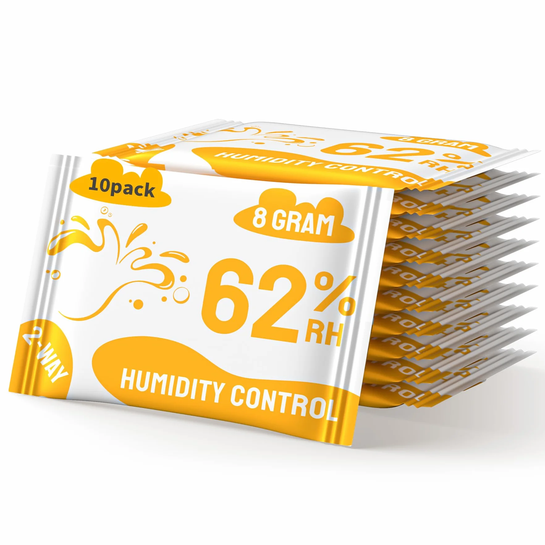 Control de humedad 62% HR terpenos protección sabor 8g regulador humedad hierbas 10 piezas