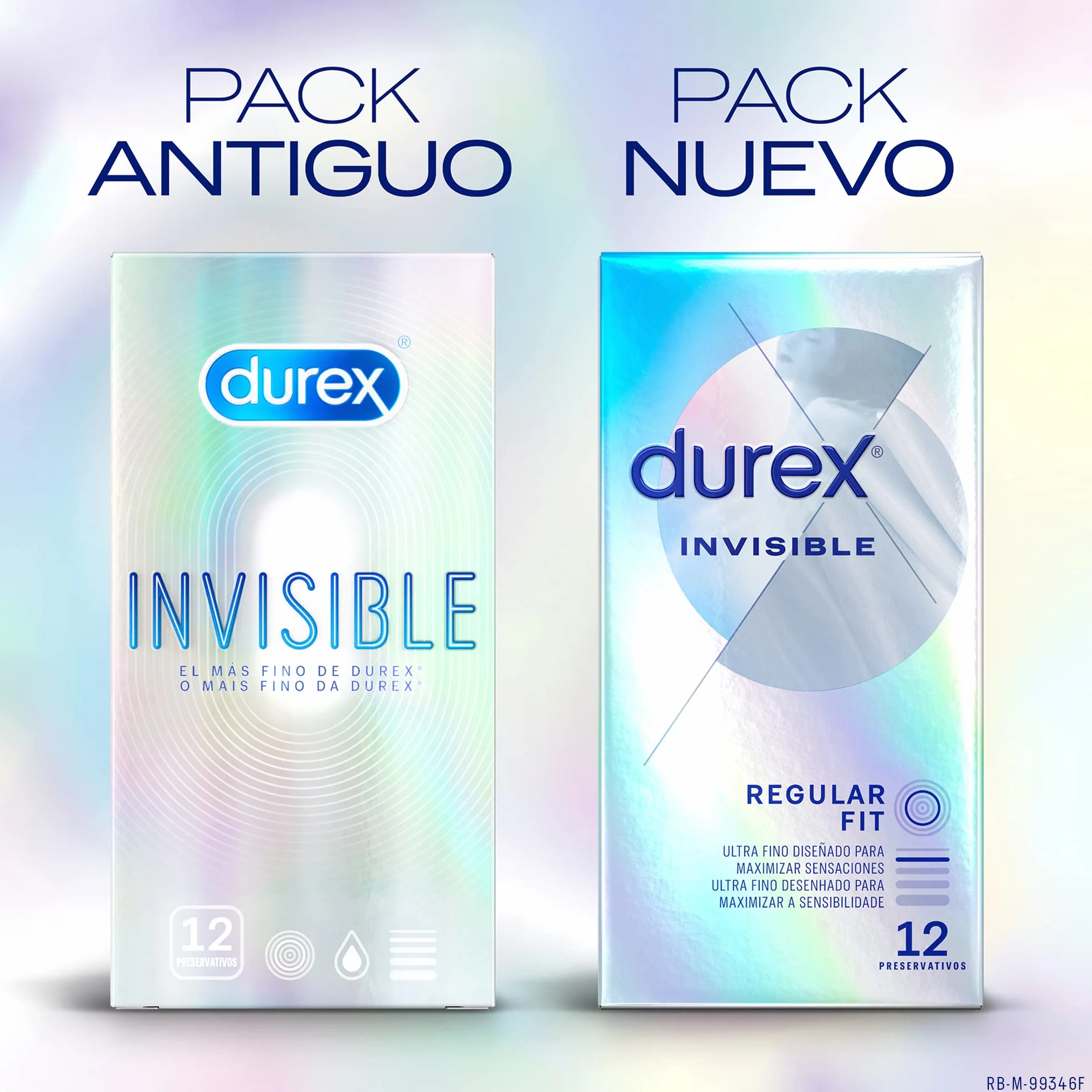 Durex Preservativos Invisibles Extra Sensitivos - 12 Condones