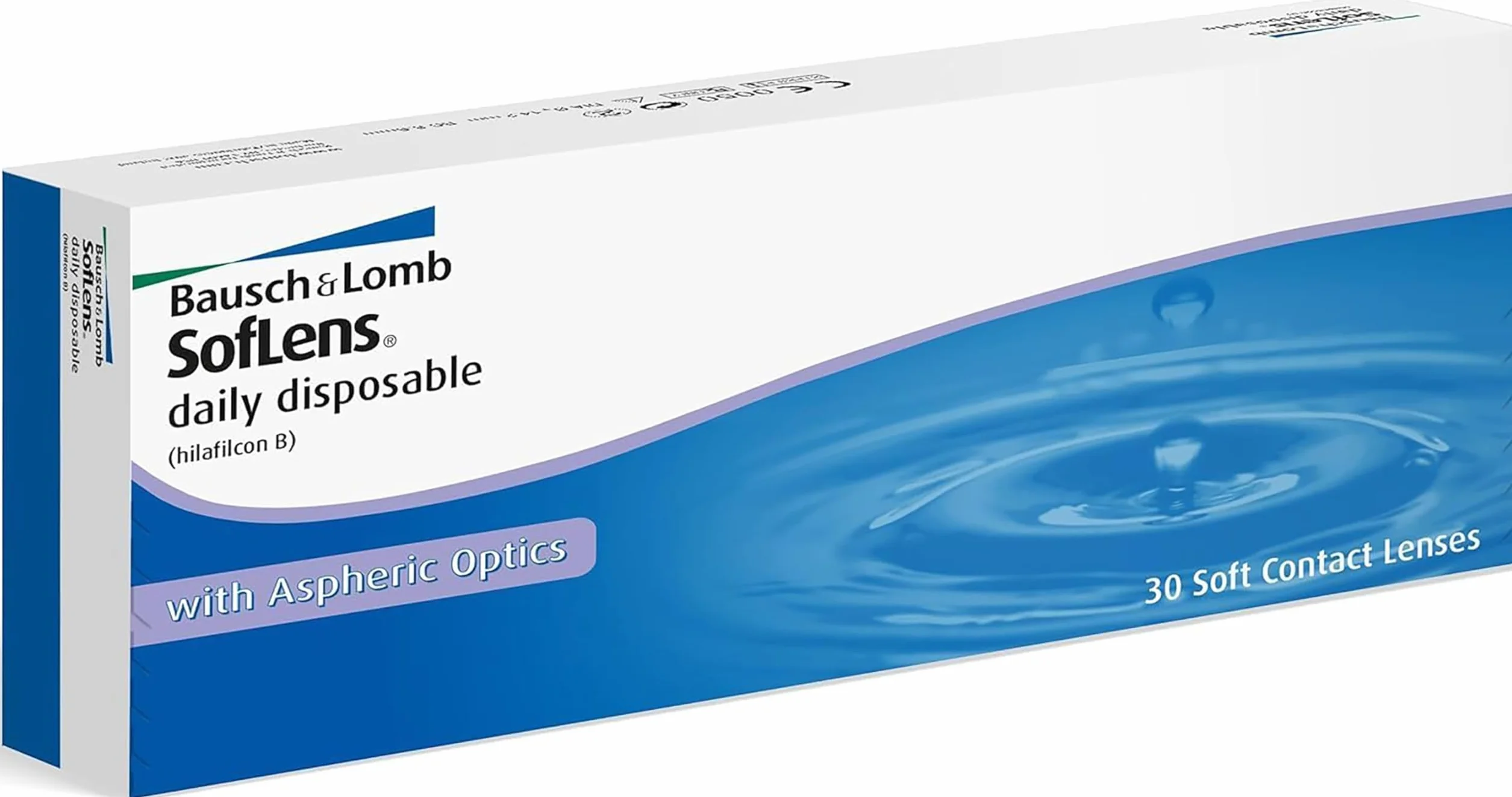 BAUSCH + LOMB SofLens Daily Disposable lentillas diarias esféricas 30 unidades 8.6 BC 14.20 DIA -02,50
