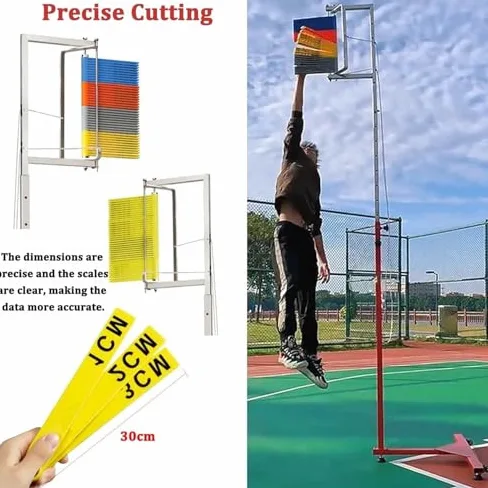 Probador de salto vertical portátil, equipo de entrenamiento de salto alto para atletas, gimnasio en casa y rendimiento deportivo