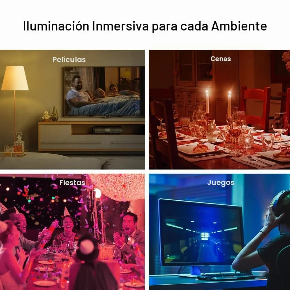 Bombilla LED inteligente Wi-Fi Tapo E27 806 lúmenes 8.3W compatible con Alexa Google Home