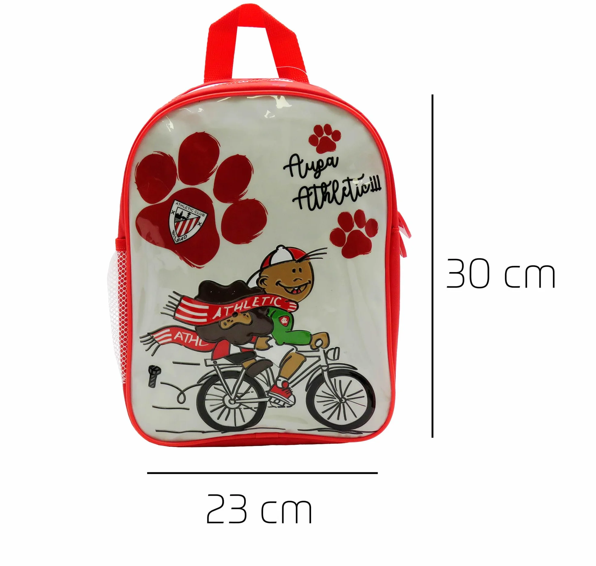 CYPBRANDS Athletic Club- Mochila, 30 cm, Material Escolar, Fútbol, Producto Oficial