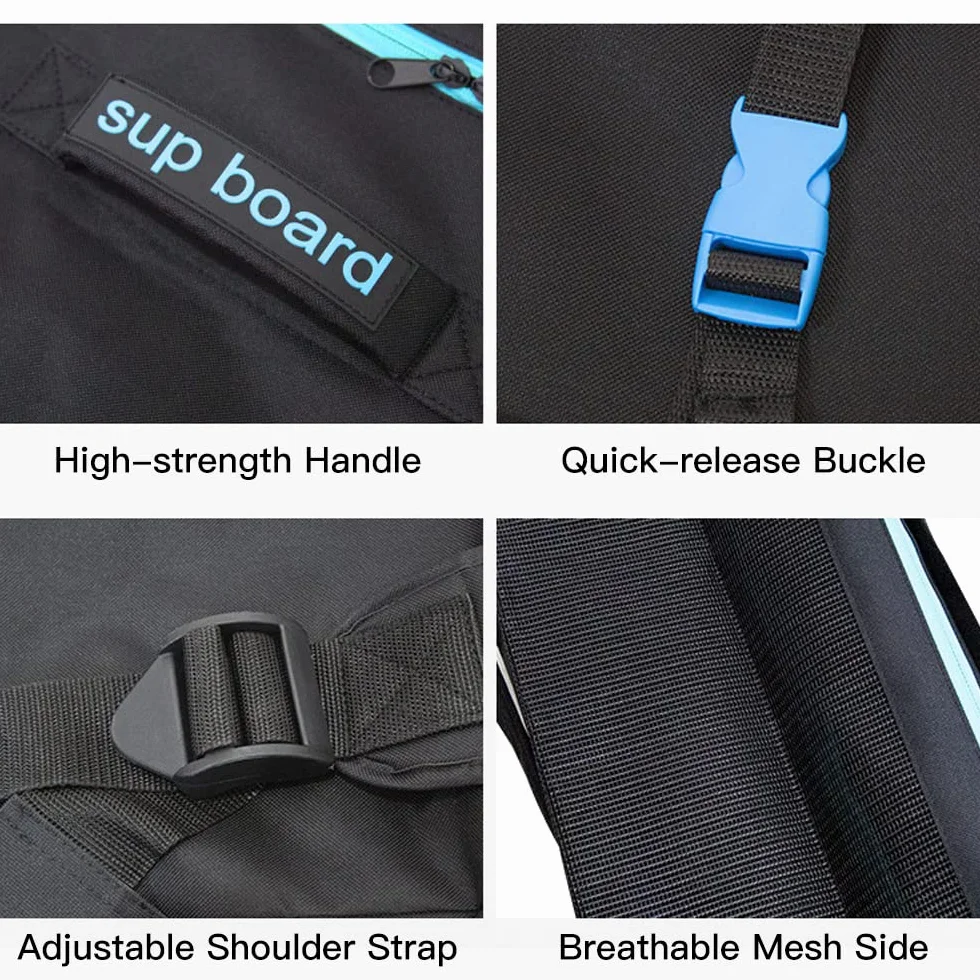 cenar Mochila, Mochila de Viaje de 80L/ 105L para Tabla de Paddle Inflable Sup Stand Up Board Bolsa de Transporte Mochila de Hombro