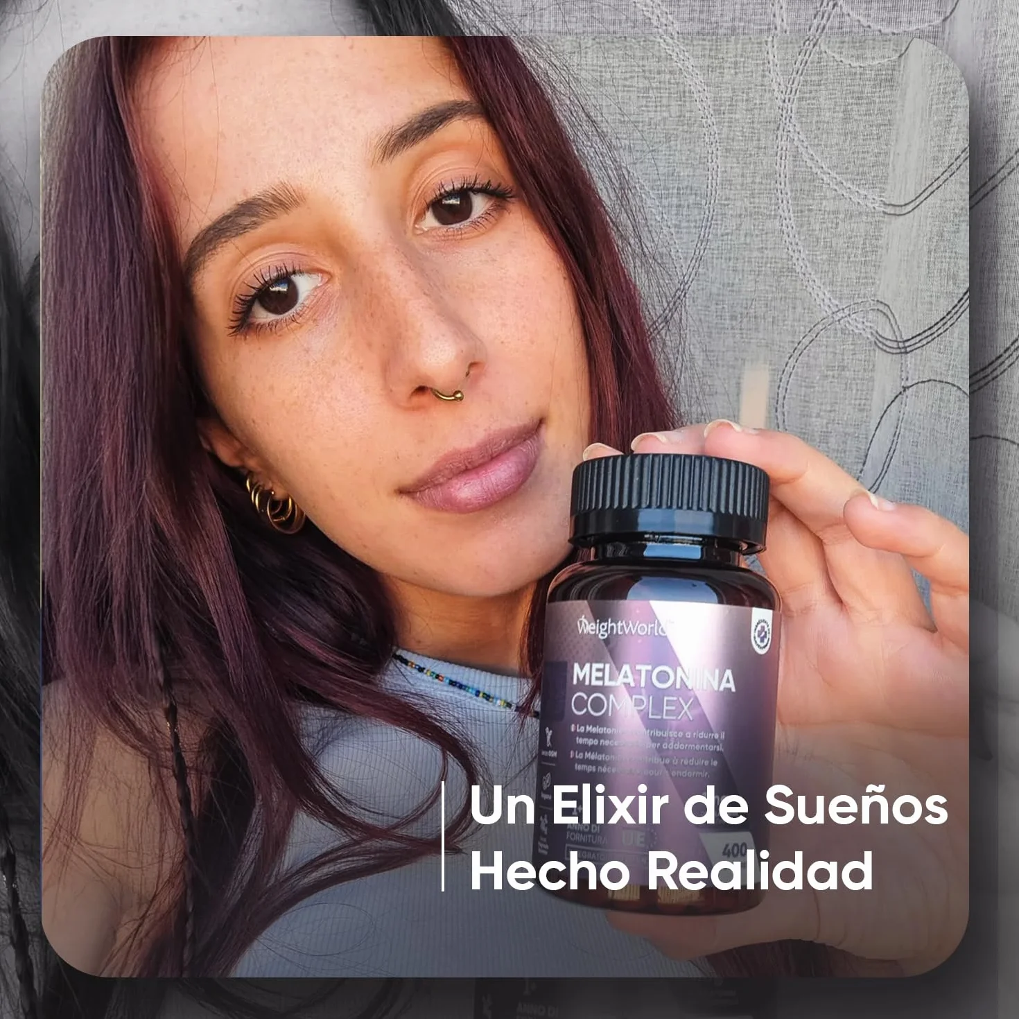 Melatonina 1,9 mg Complex con Magnesio, Vitamina B6, Pasiflora y Manzanilla 400 Comprimidos Liberación Prolongada Sin Gluten Vegano