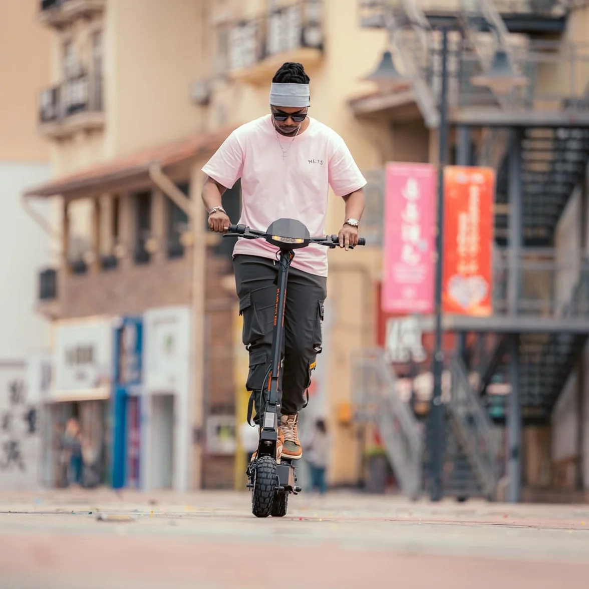KUKIRIN G2 Patinete Eléctrico para Adultos, Elige Versión 800W o VMP 500W, Neumáticos Tubeless de 10 Pulgadas, Doble Suspensión, Frenos de Disco, Plegable