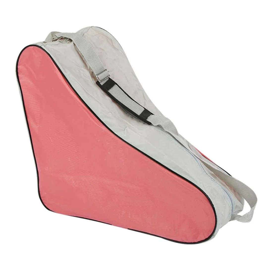 Bolsa de Patinaje sobre Ruedas con Correa Ajustable para Mujeres Hombres Niños Rojo
