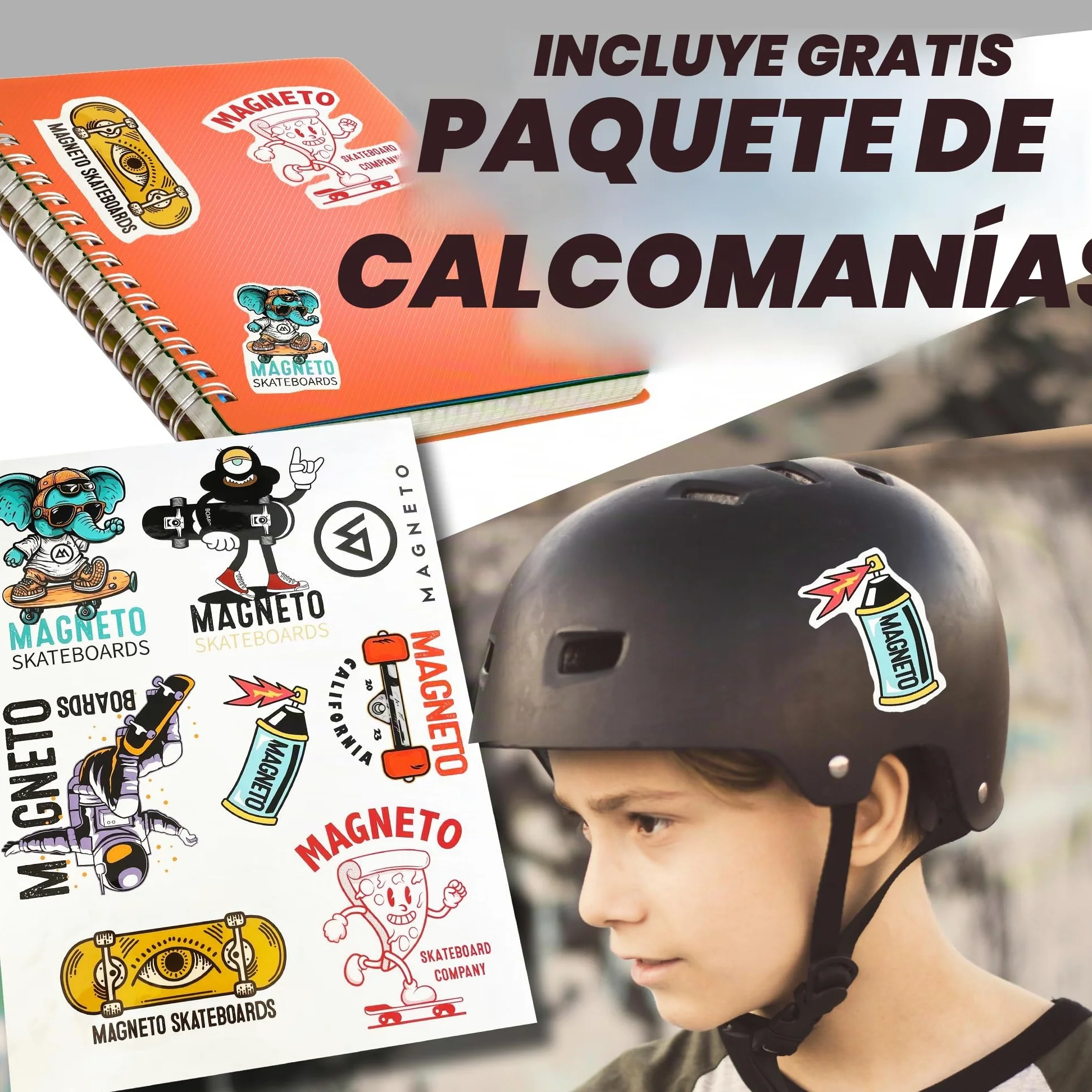 Magneto Monopatín Hijos (Caramelo)