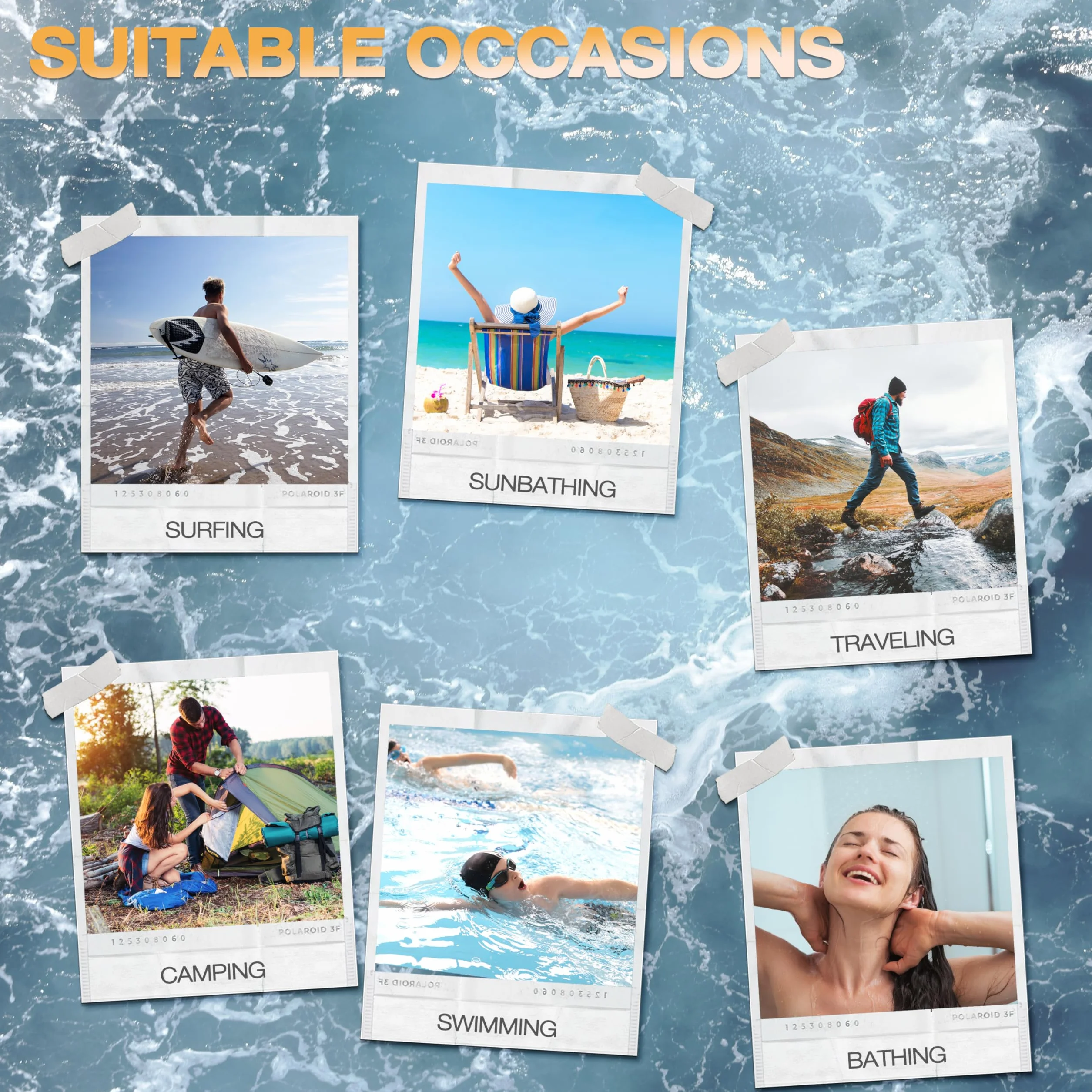Kato Tirrinia Beach Surf Poncho con bolsillo Absorbente de agua Traje de neopreno Cambiador Sudadera con capucha Toalla Poncho Albornoz para surf Natación Baño Adulto Hombres Mujeres A prueba de arena