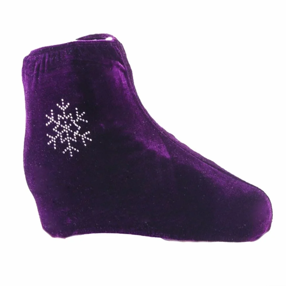 Honseadek Funda antisuciedad para patines hecha de tela de forro polar grueso, absorbe la humedad y los arañazos, costuras reforzadas para un ajuste seguro durante todo el tiempo (morado L)