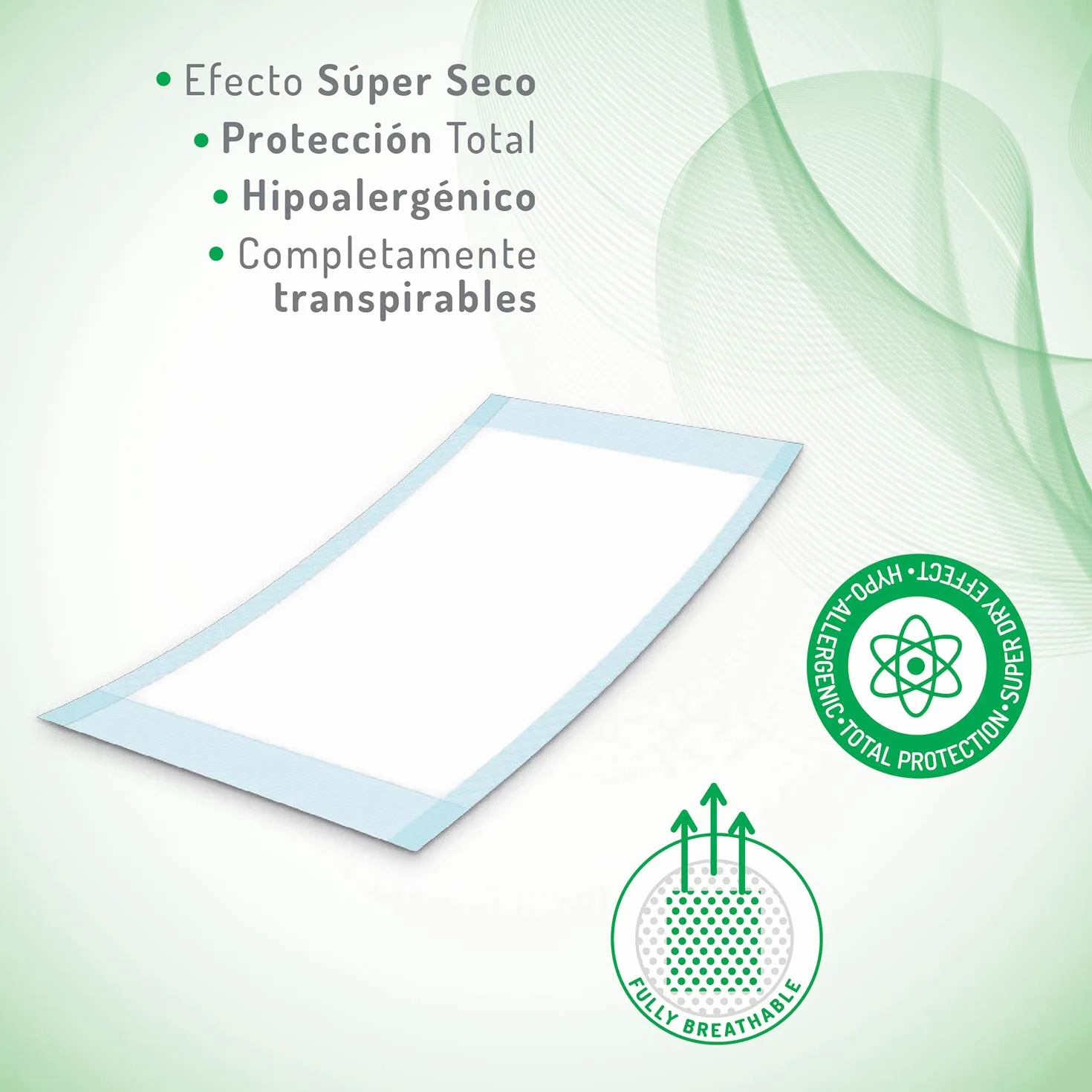 Absorbeo Empapador Extra Protección 60x90 cm 30 Protecciones