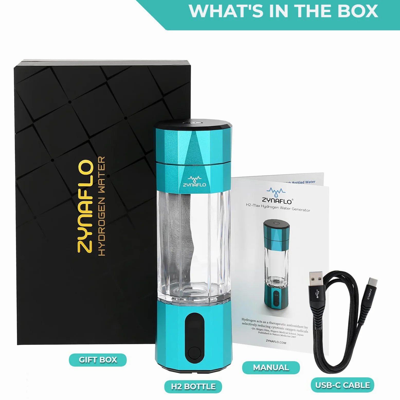 H2-Max Generador de botellas de agua de hidrógeno con tecnología SPE/PEM
