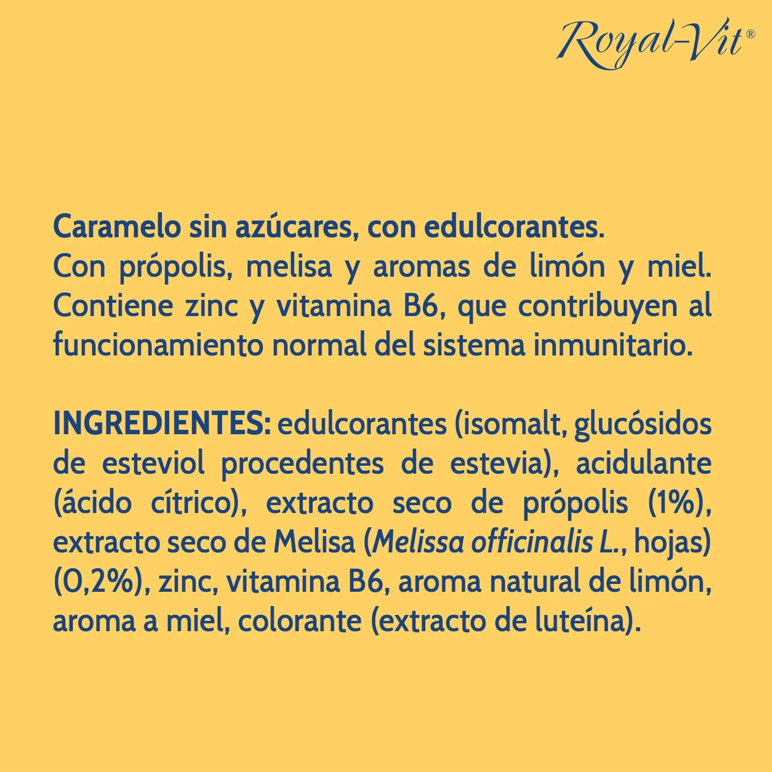 ROYAL VIT Caramelos Própolis sabor Limón y Miel