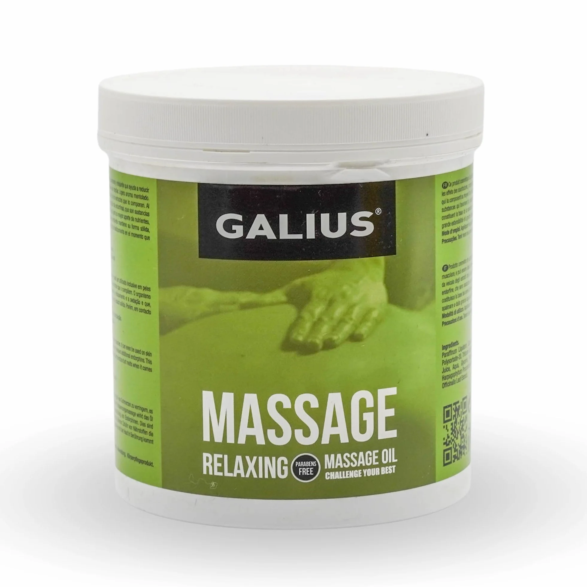 Galius Aceite Sólido para Masaje Relajante con Harpagofito 1000ml