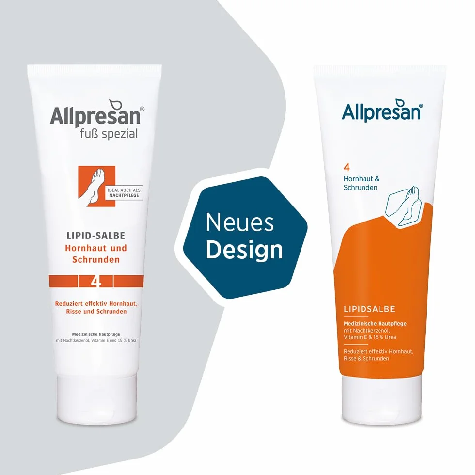 Allpresan Fuß spezial Lipid-Salbe Nr. 4 Hornhaut und Schrunden, 125 ml