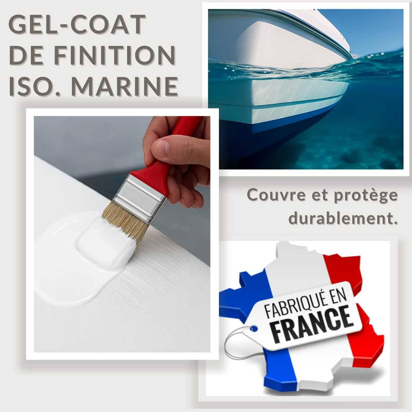 Tienda de compuesto de gel de 5 kg para barco de fibra de vidrio + catalizador