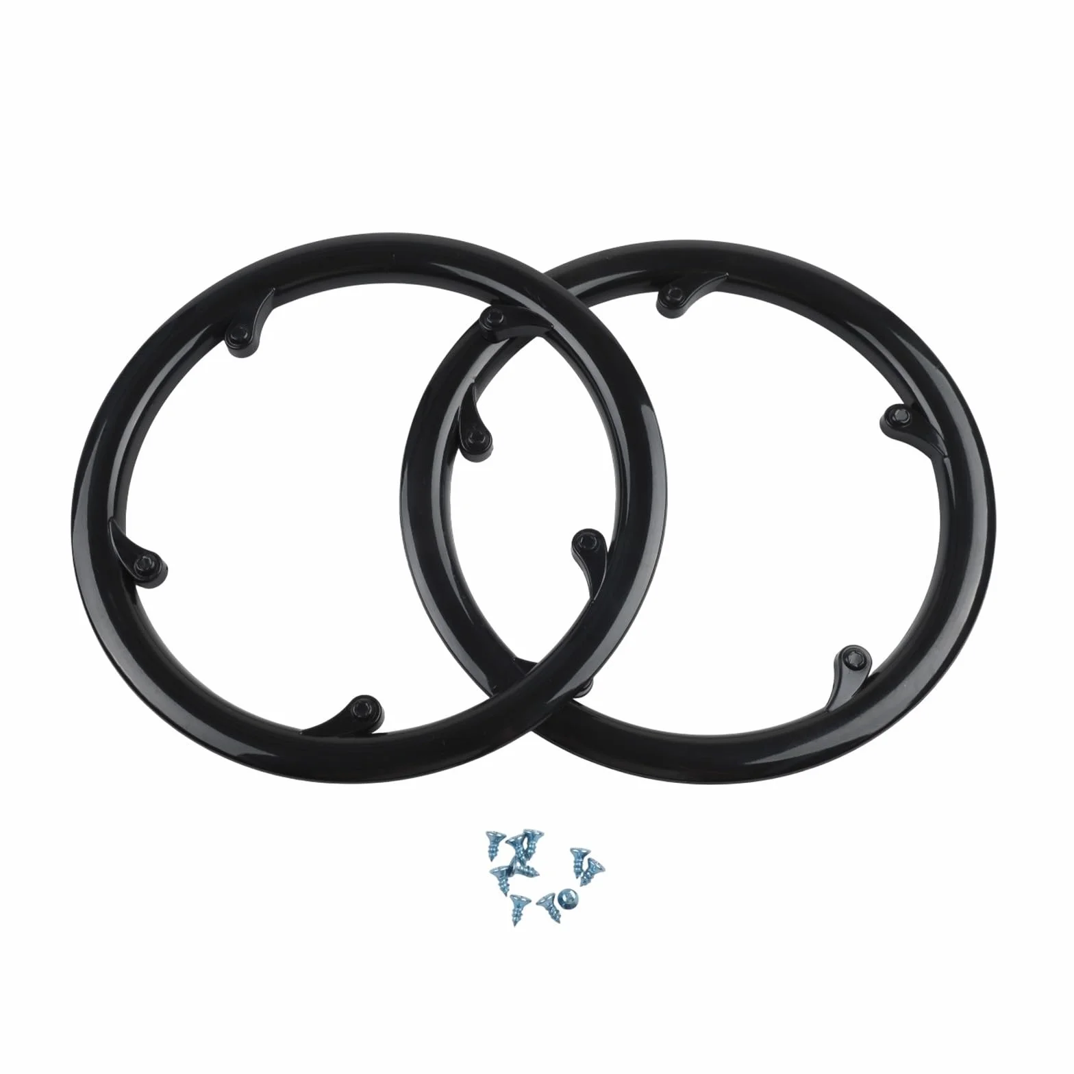 Gdfnmogo Protector de cadena 48T, protector de bielas de plástico duradero para platos de 4/5 agujeros 46-48T, compatible con bicicletas de montaña, bicicletas plegables (48T)