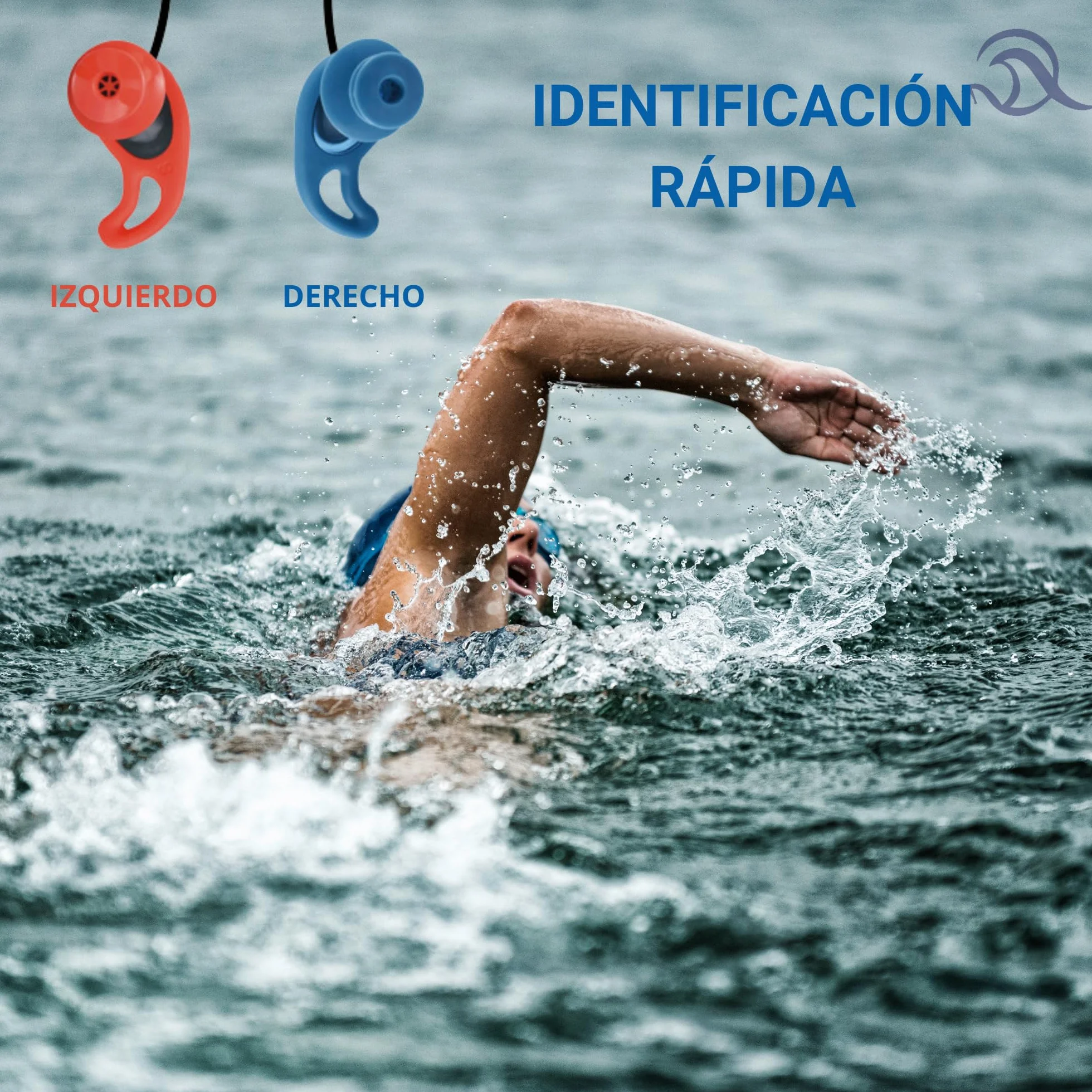 Tapones para Oídos de Natación y Surf - Para Hombres y Adultos - Protección para Piscina - Swimming Earplugs - Surf Ears Plugs