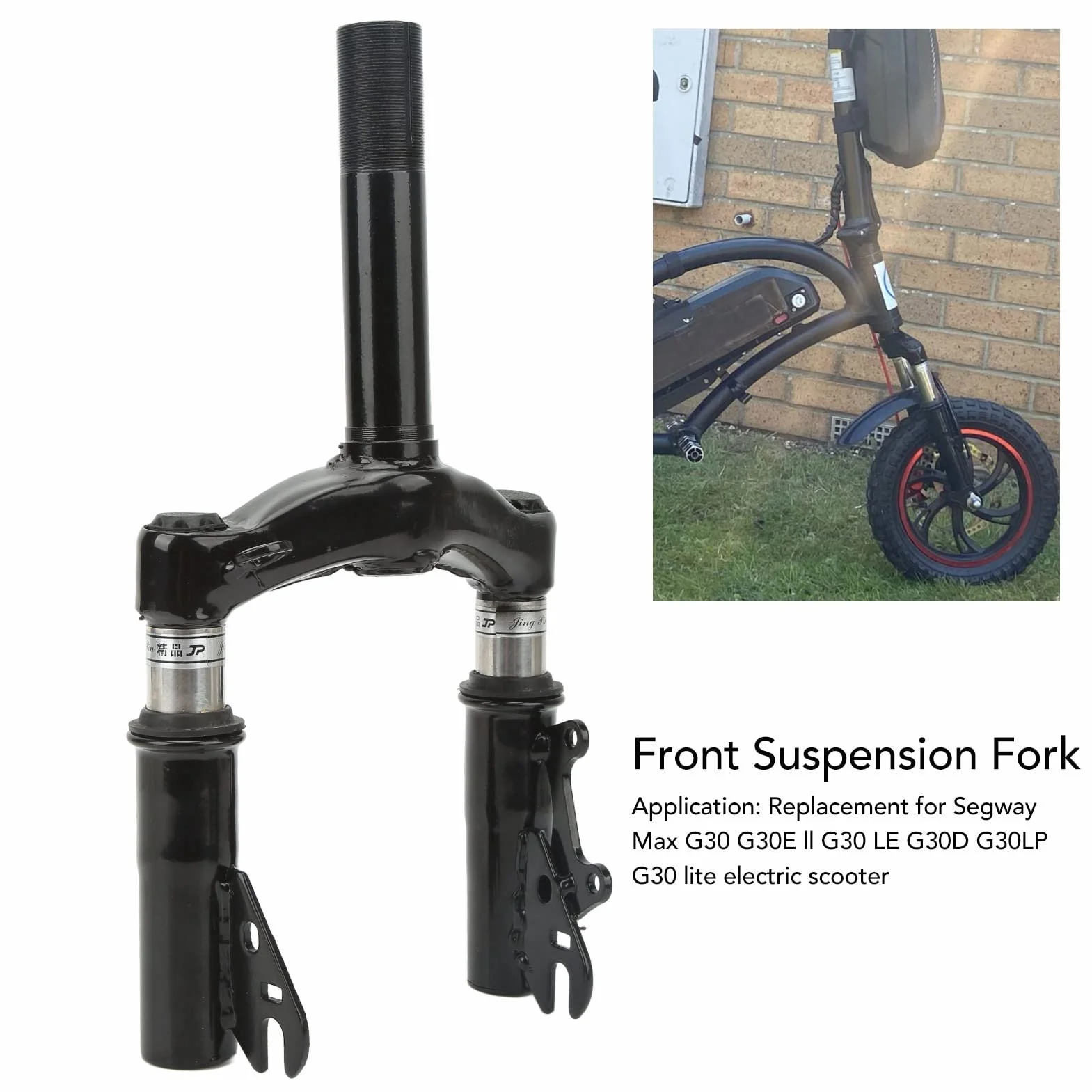 Horquilla de Suspensión Delantera, Repuesto de Horquilla de Suspensión para Patinete Eléctrico Antivibración para G30 G30D G30