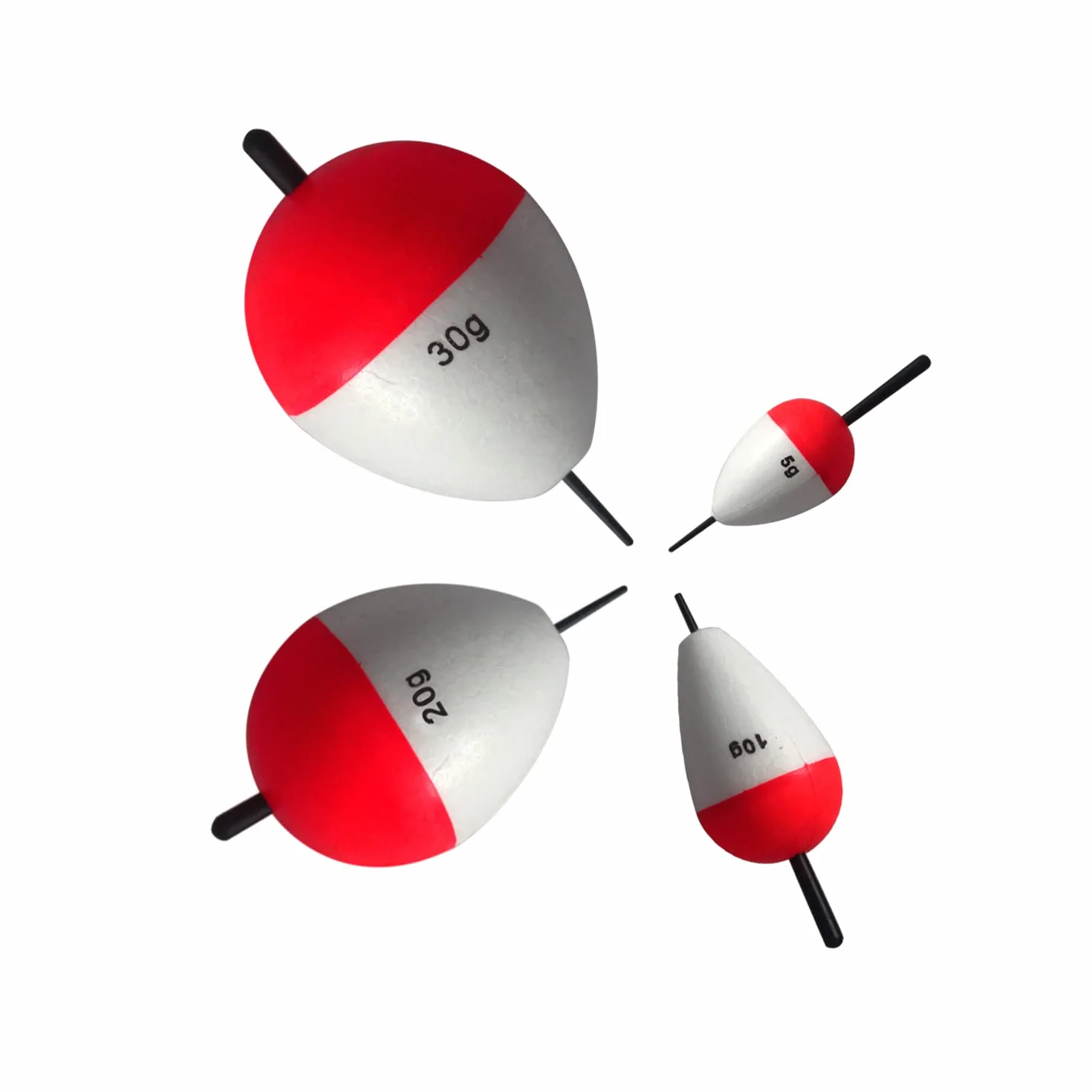 8-16pcs Blanco Negro Rojo Amarillo Flotador De Barriga Flotador De Barriga Multiusos Flotador De Pesca Flotador De Espuma Eva Flotadores De Pesca Flotador De Pescado