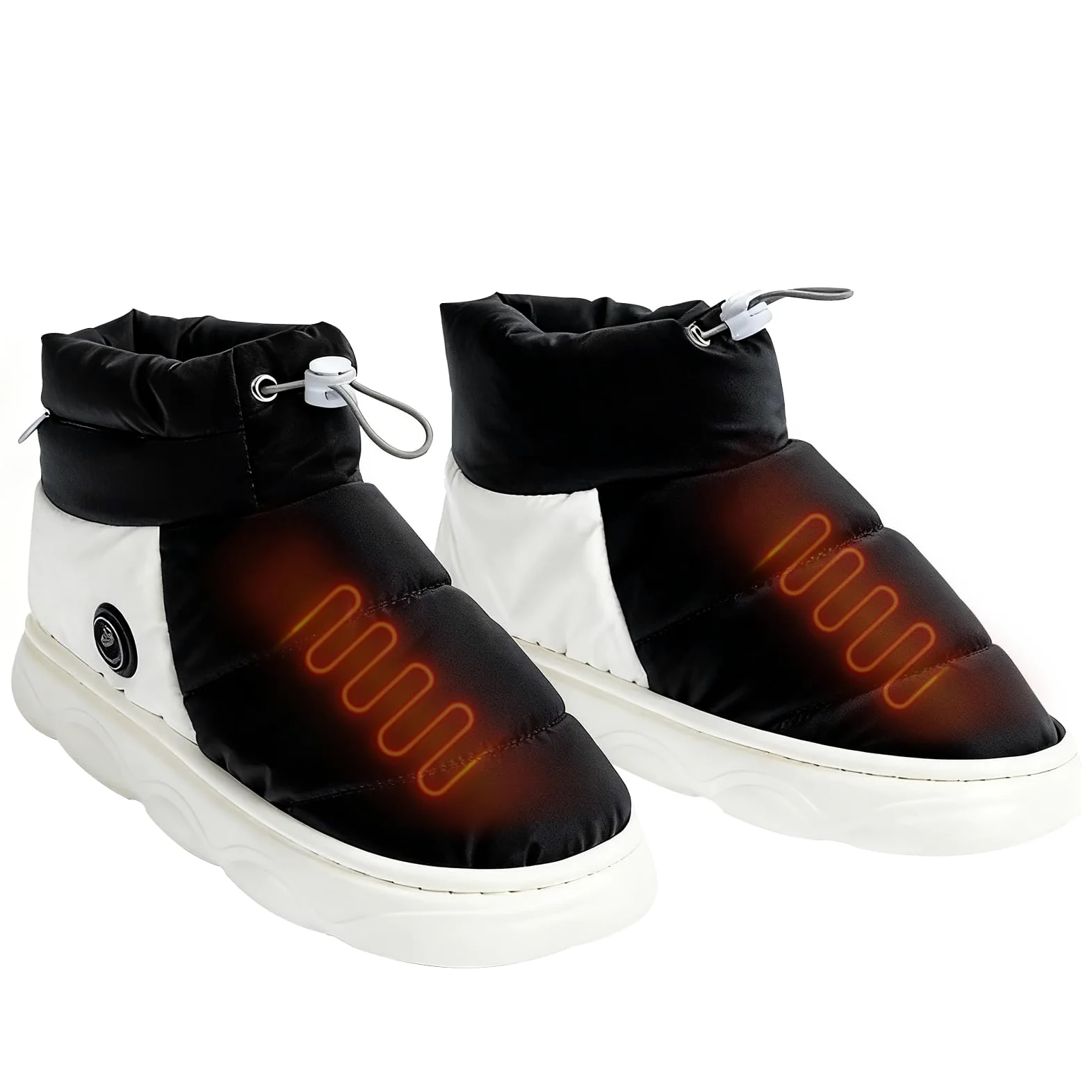 Zapatillas Calefactables USB, Calentador De Pies con Batería De 5 V Y 4000 Mah, Zapatillas Eléctricas con 3 Nivel Zapatos Calefactados para Mantener Los para Mujer Hombre