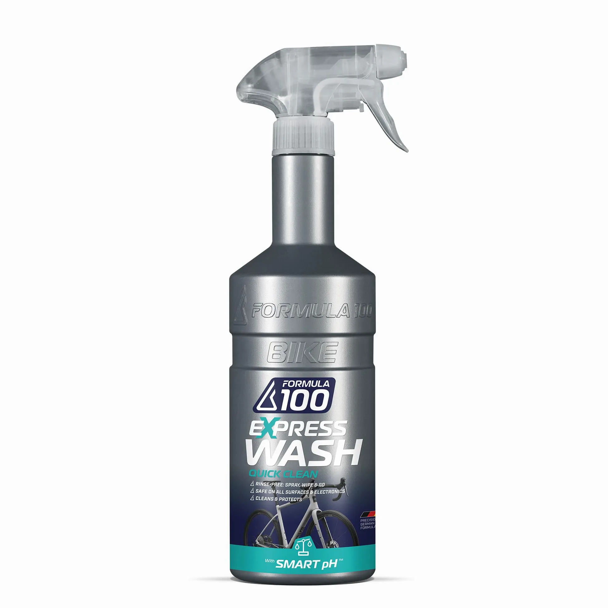 Quick Clean Express - Lavado de bicicletas - Limpieza sobre la marcha para bicicletas y bicicletas eléctricas - Suave, sin esfuerzo, protege y conserva el acabado