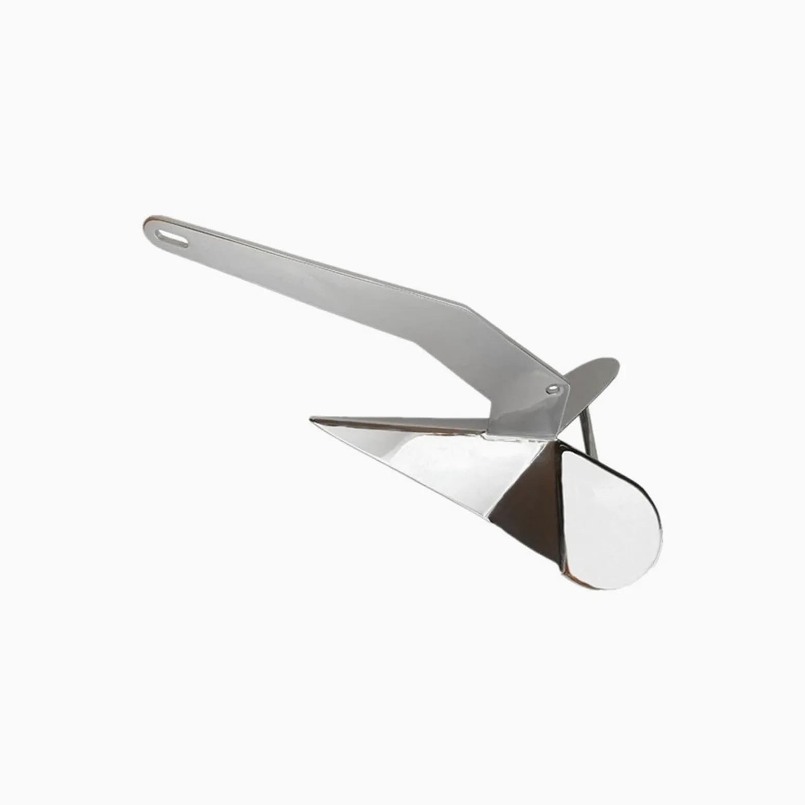 3 Kg, 4 Kg, 5 Kg, 6 Kg, 10 Kg, 15 Kg 316 Acero Inoxidable Barco Yate Accesorios Marinos Hardware Barco Ancla Delta Ancla Triángulo Ancla Para embarcaciones(15kg)