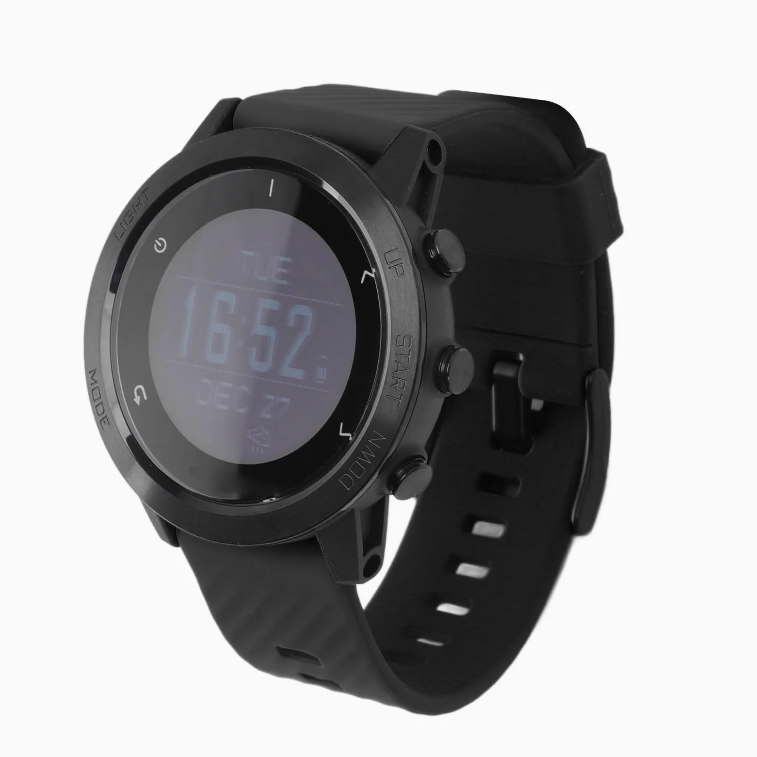 Reloj de Buceo Inteligente, Reloj Deportivo Multifunción de Montañismo con Frecuencia Cardíaca, Resistente Al Agua para Correr, Ciclismo, Montañismo