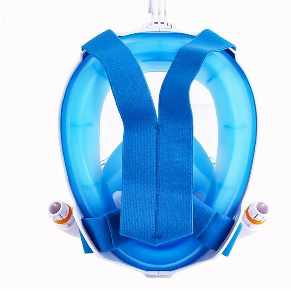 Hombres Adultos Mujeres Mascarilla Doble Respiración Tubo De Silicona Mascarillas De Snorkel De Buceo De Buceo De Buceo