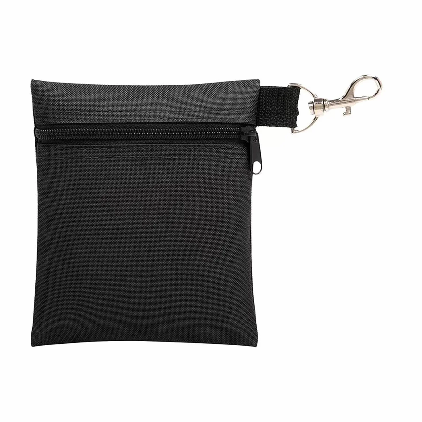 1Unidad Bolsa de Golf con Cremallera y Mosquetón de Metal - Organizador de Tees y Bolas Compacto - Accesorio Duradero para Hombres y Mujeres