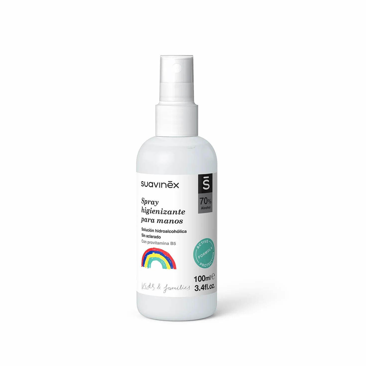 Suavinex Spray Para Manos Niños y Familia Solución Hidroalcohólica Sin Aclarado 100 ml