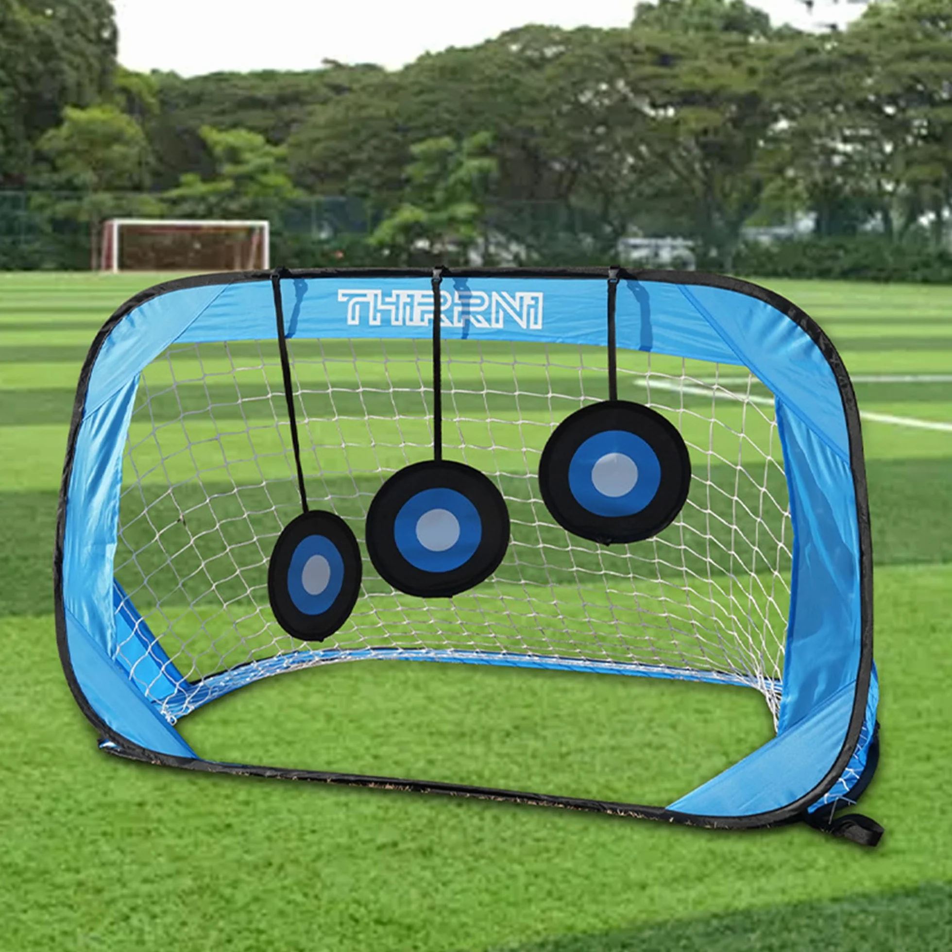 Portería de Fútbol Infantil 4 en 1 Portátil Extraíble para Entrenamiento Interior y Exterior