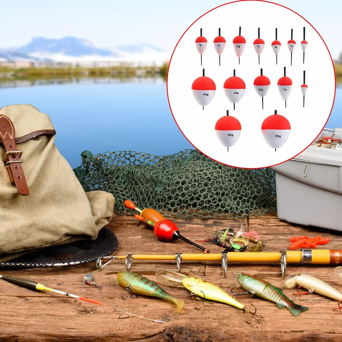 Flotadores De Pesca, Flotador De Pescado, Juego De Flotador De Pesca, 14 Piezas Flotadores De Pesca En El Mar, Flotadores De Pesca Bobbers, Flotadores De Pesca Y Bobbers, Kits De Flotadores De Pesca