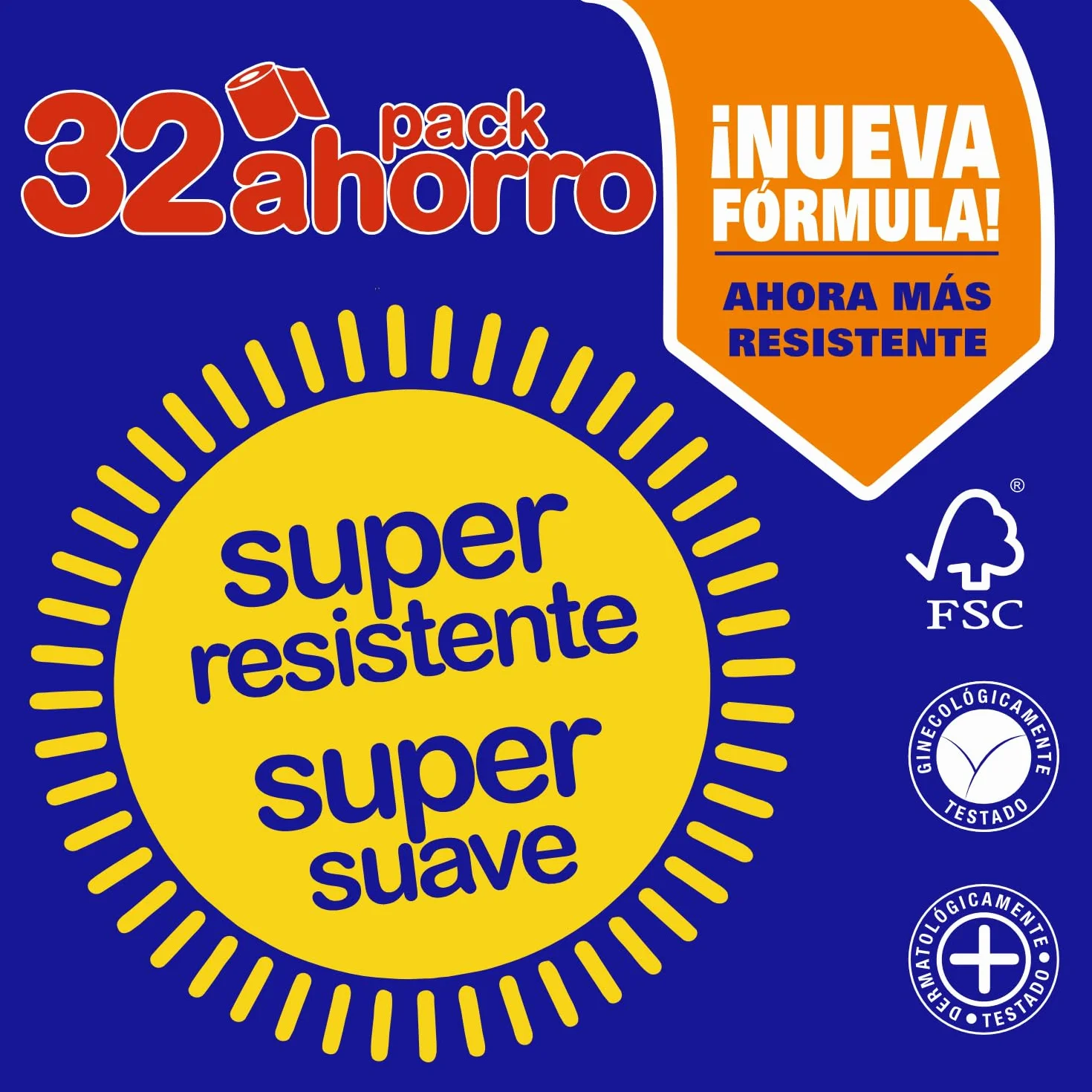 Renova Papel higiénico Super Blanco 32 rollos