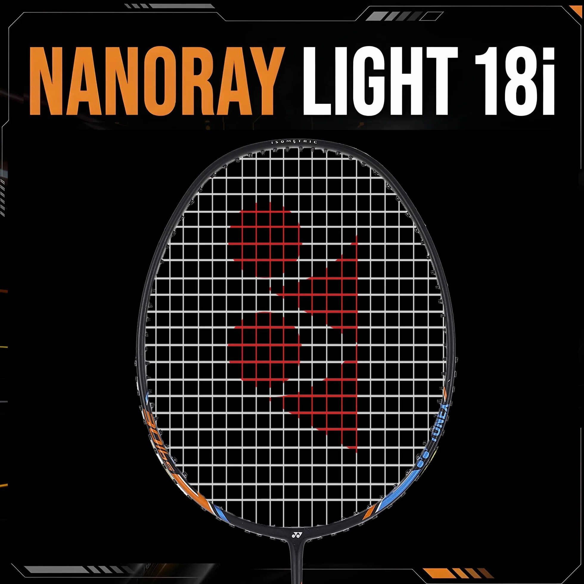 YONEX Nanoray 10F Hi-Flex Raqueta de bádminton preencordada